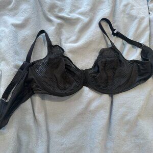 Chantelle Parisian Allure Unlined Plunge Bra Black 36DD